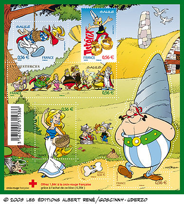 Timbres-Asterix-50-ans