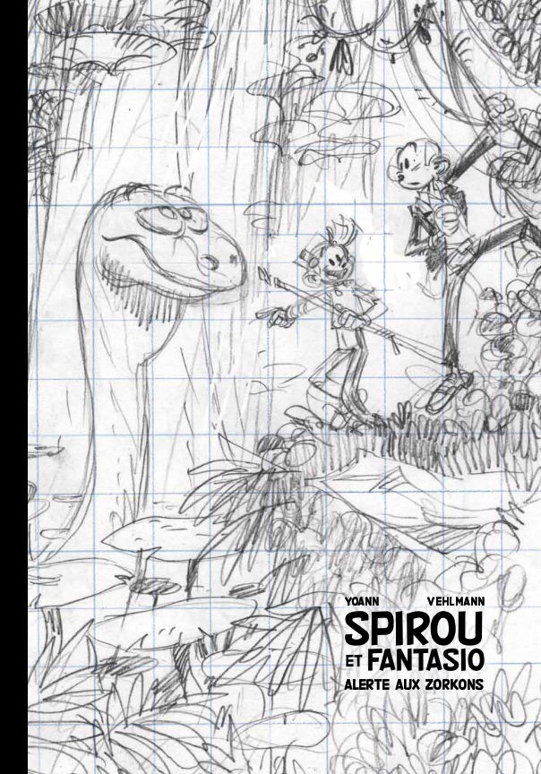 spirou zorkons crayonné