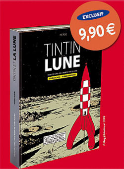 Tintin et la lune - tirage limité le monde